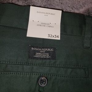 Banana Republic Green Chinos